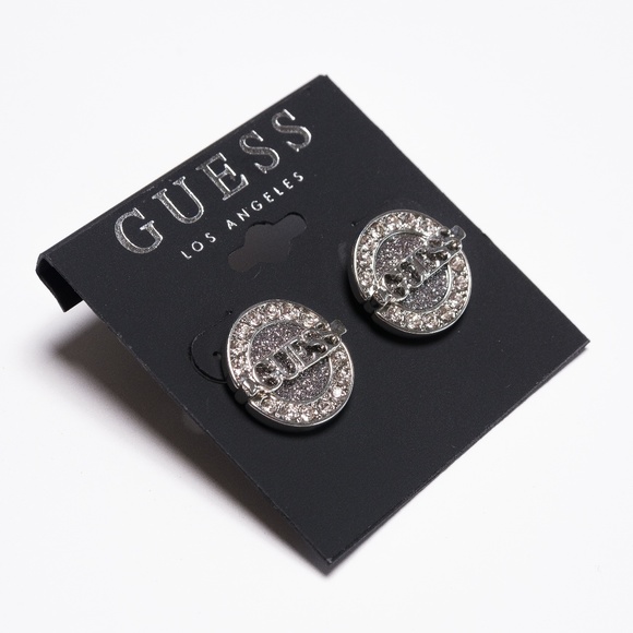 Guess Jewelry - Guess Logo Stud Earrings